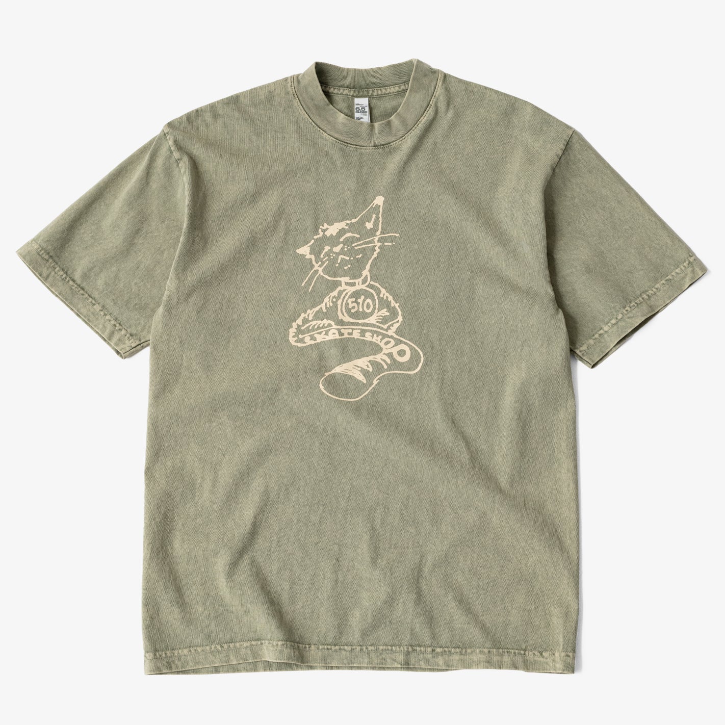 510 Micah Cat Tee (Matcha)