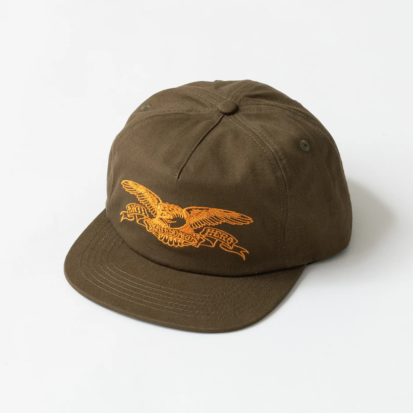 Antihero Eagle Snapback (Brown/Orange)