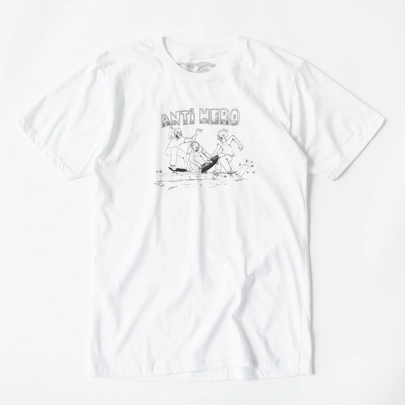Antihero Curb Pit Tee (White/Black)
