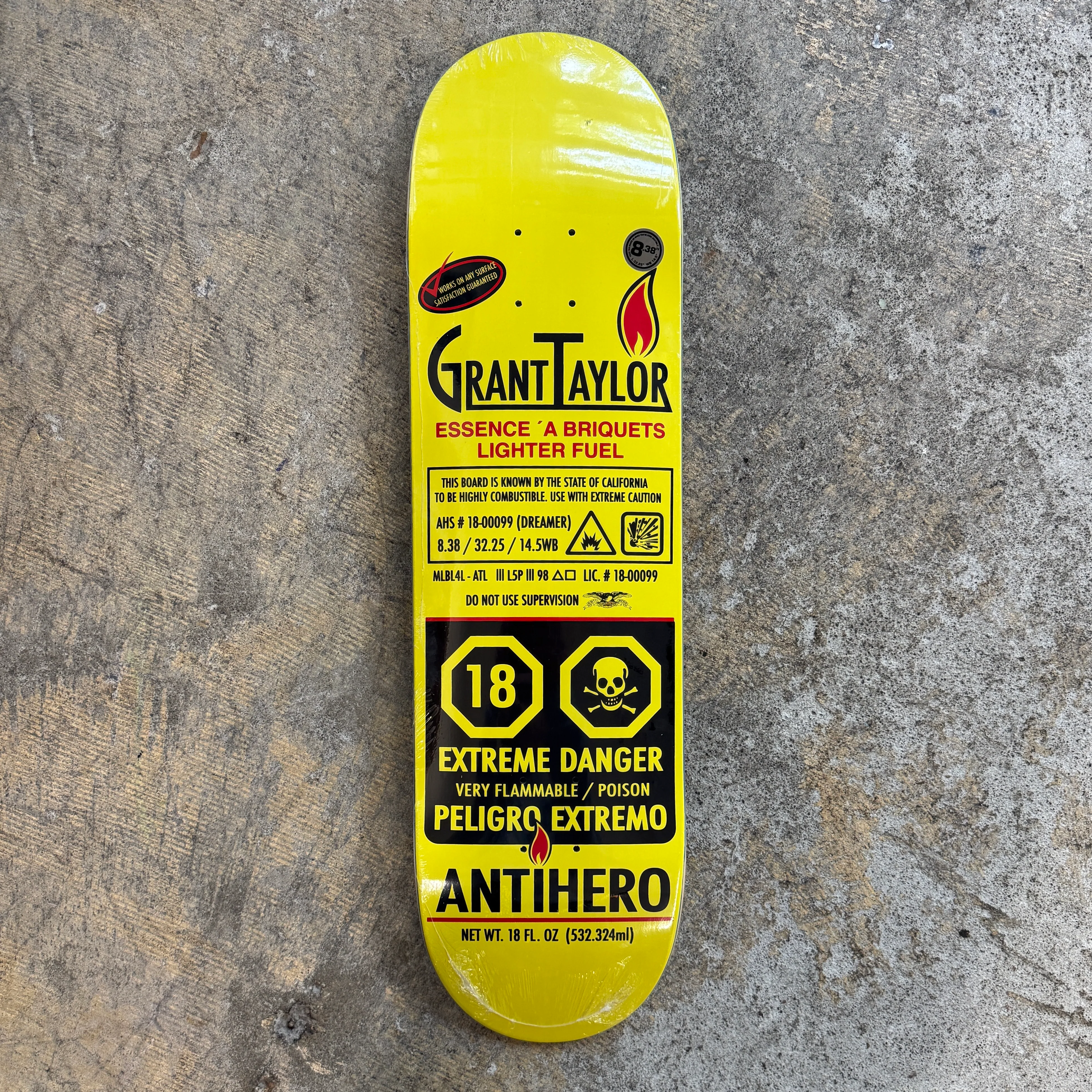 Antihero Taylor Fueled Up Deck 8.38