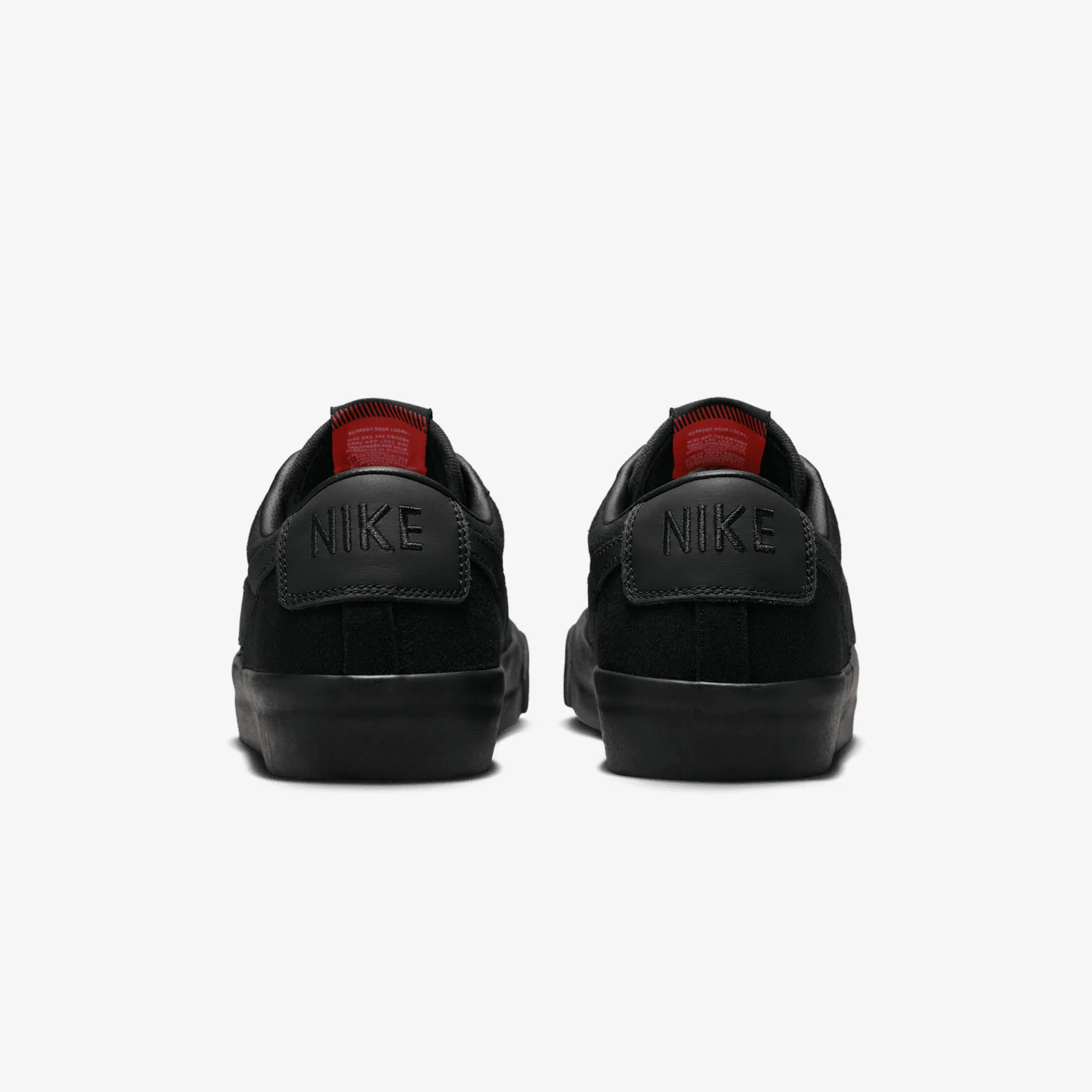 Nike SB Blazer Low GT ISO (Triple Black) - Image 3