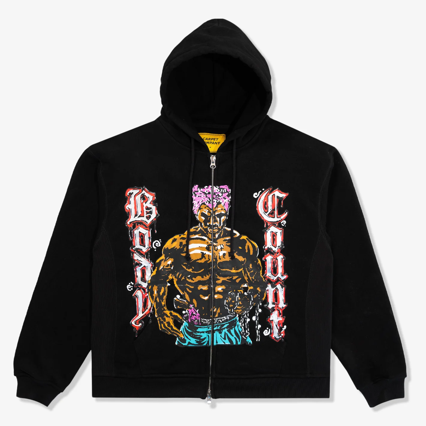 Carpet Body Count Zip Hoodie (Black)