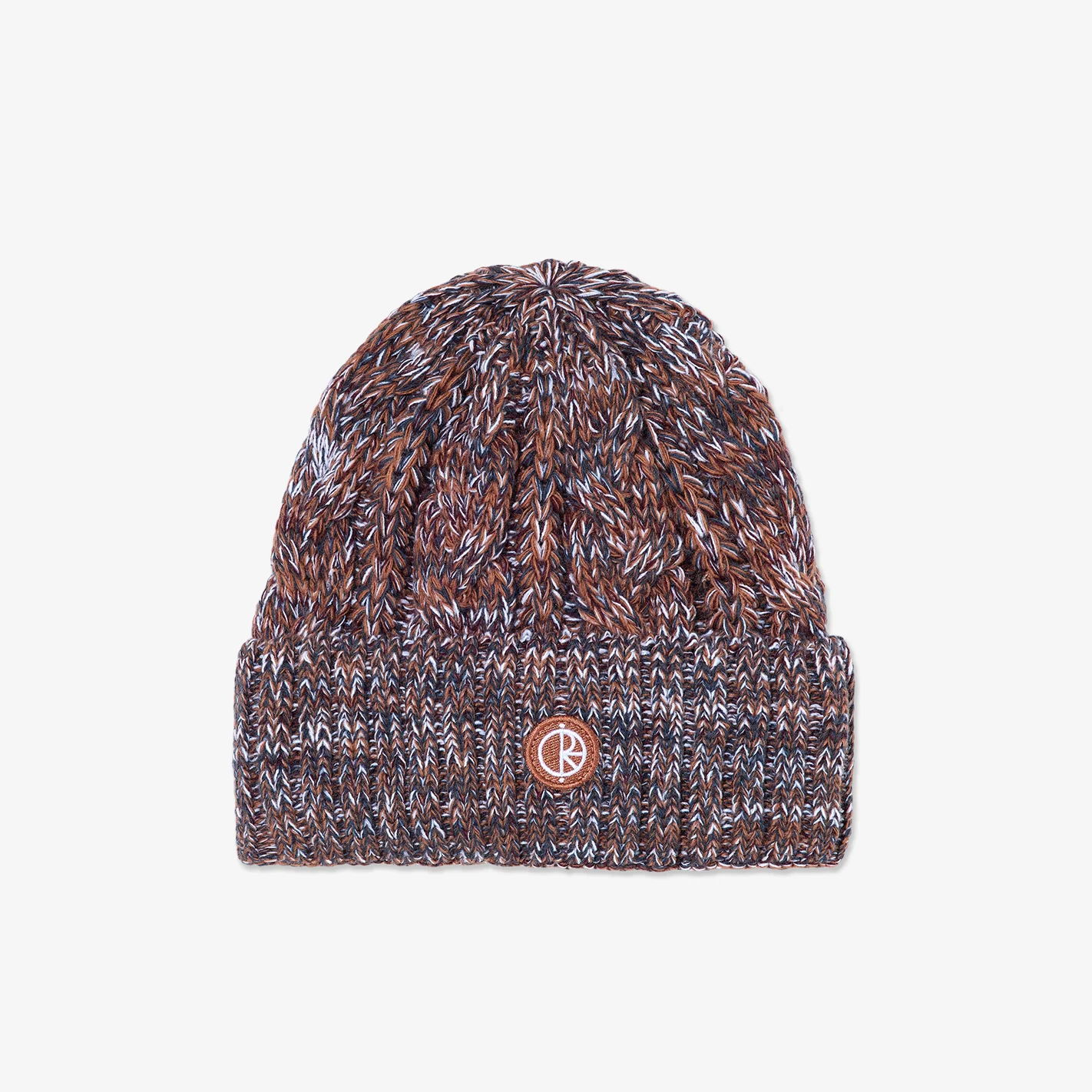 Polar Braid Beanie (Rust)