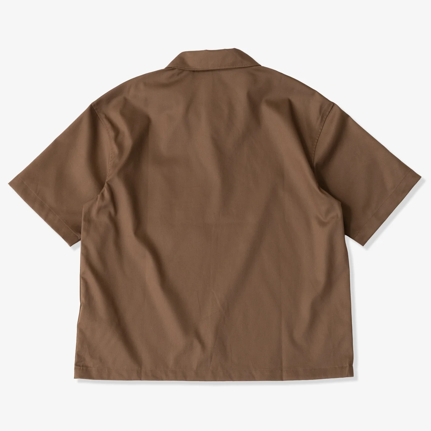 Dickies Cadiz 1/4 Zip S/S Shirt (Brown) - Image 2
