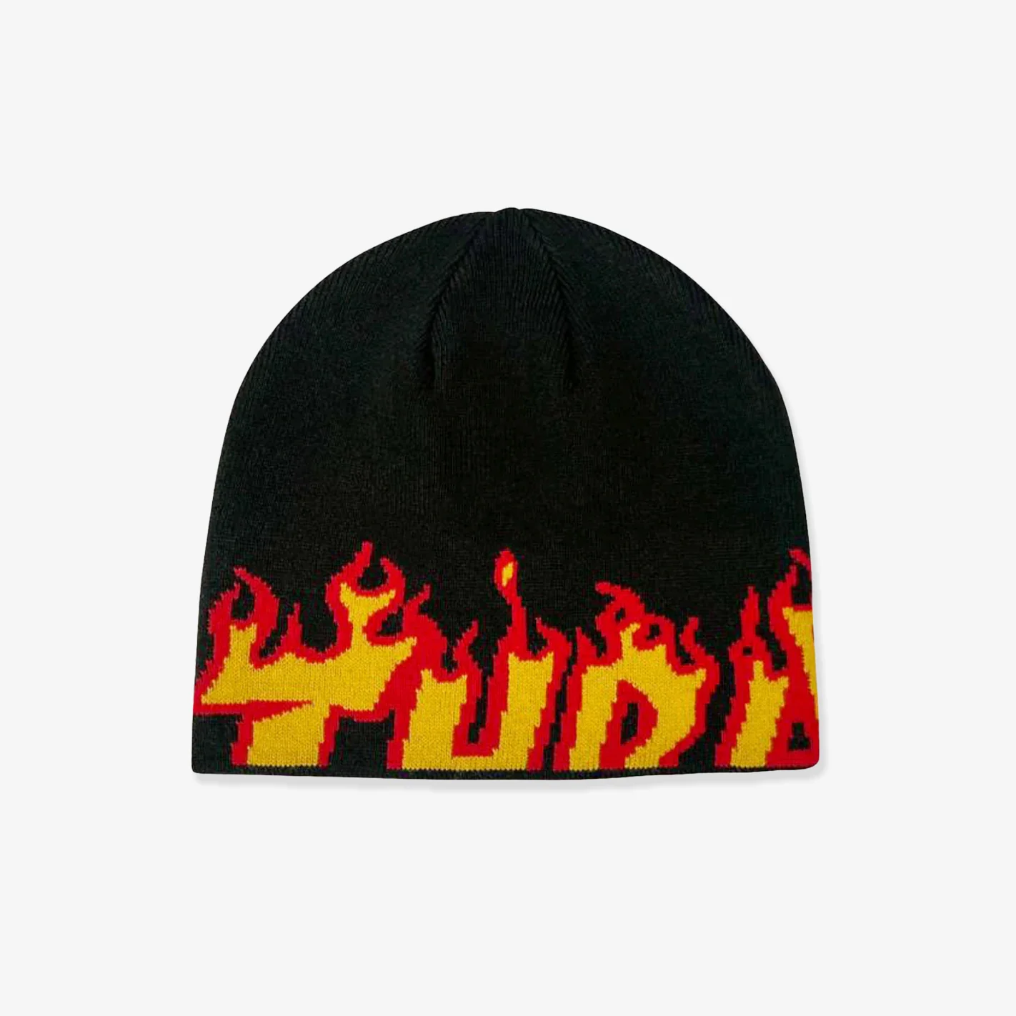 Thrasher Flame Skully Beanie (Black)