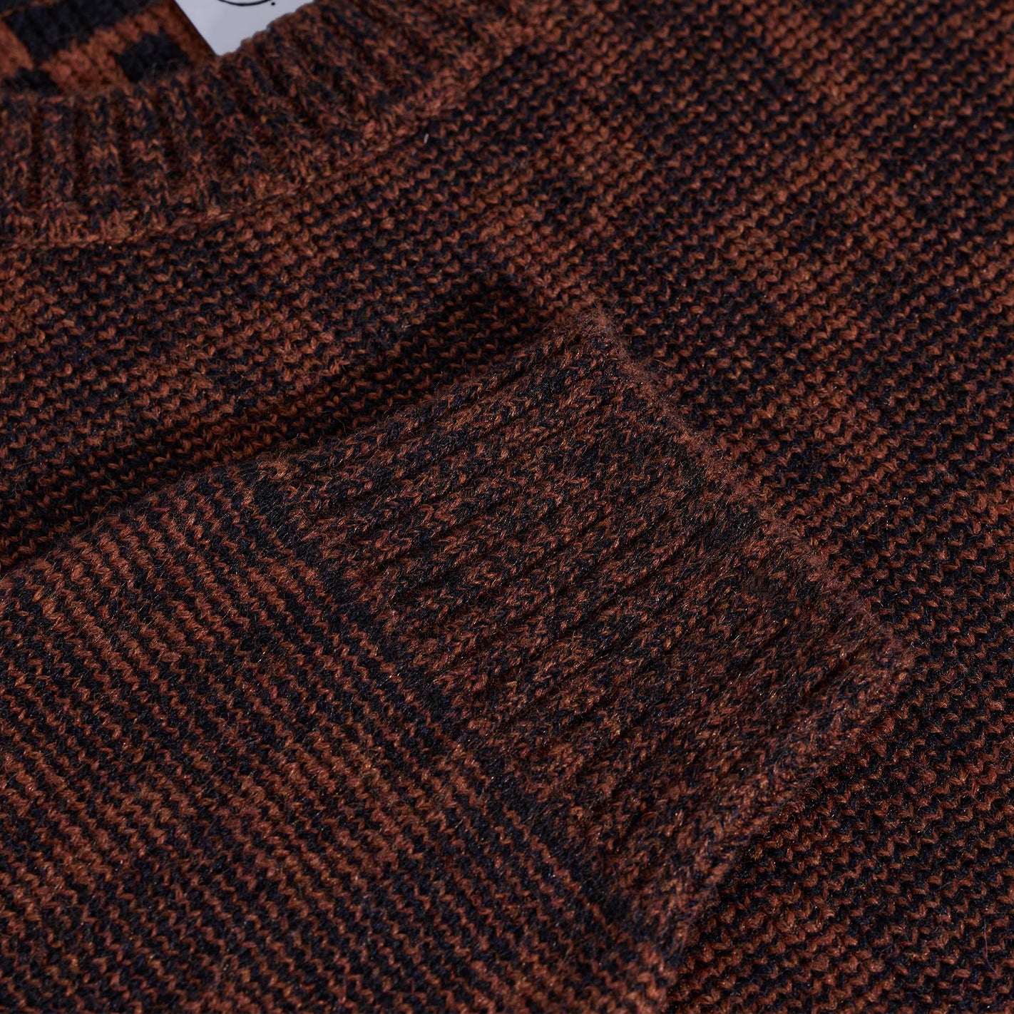 Polar George Sweater P Pattern (Navy Orange) - Image 3