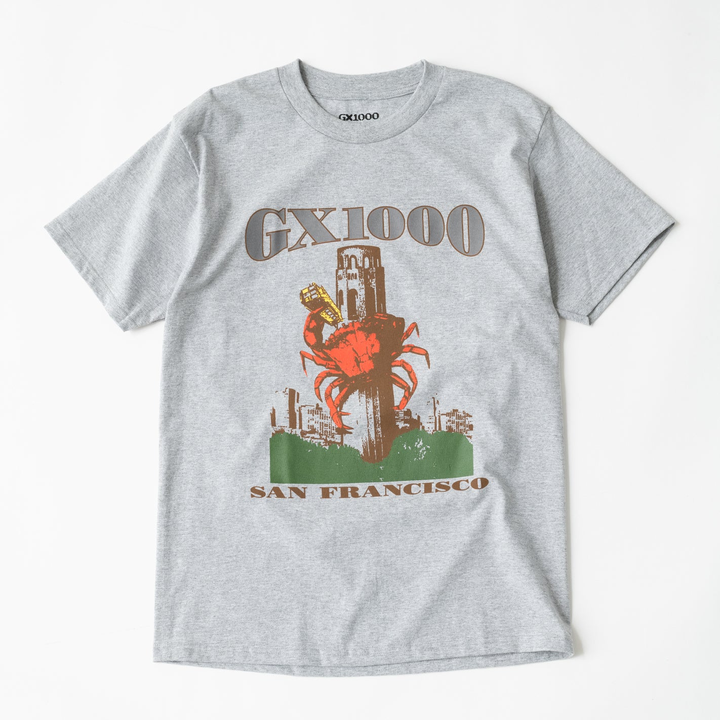 GX1000 Crab Tee (Heather Grey)