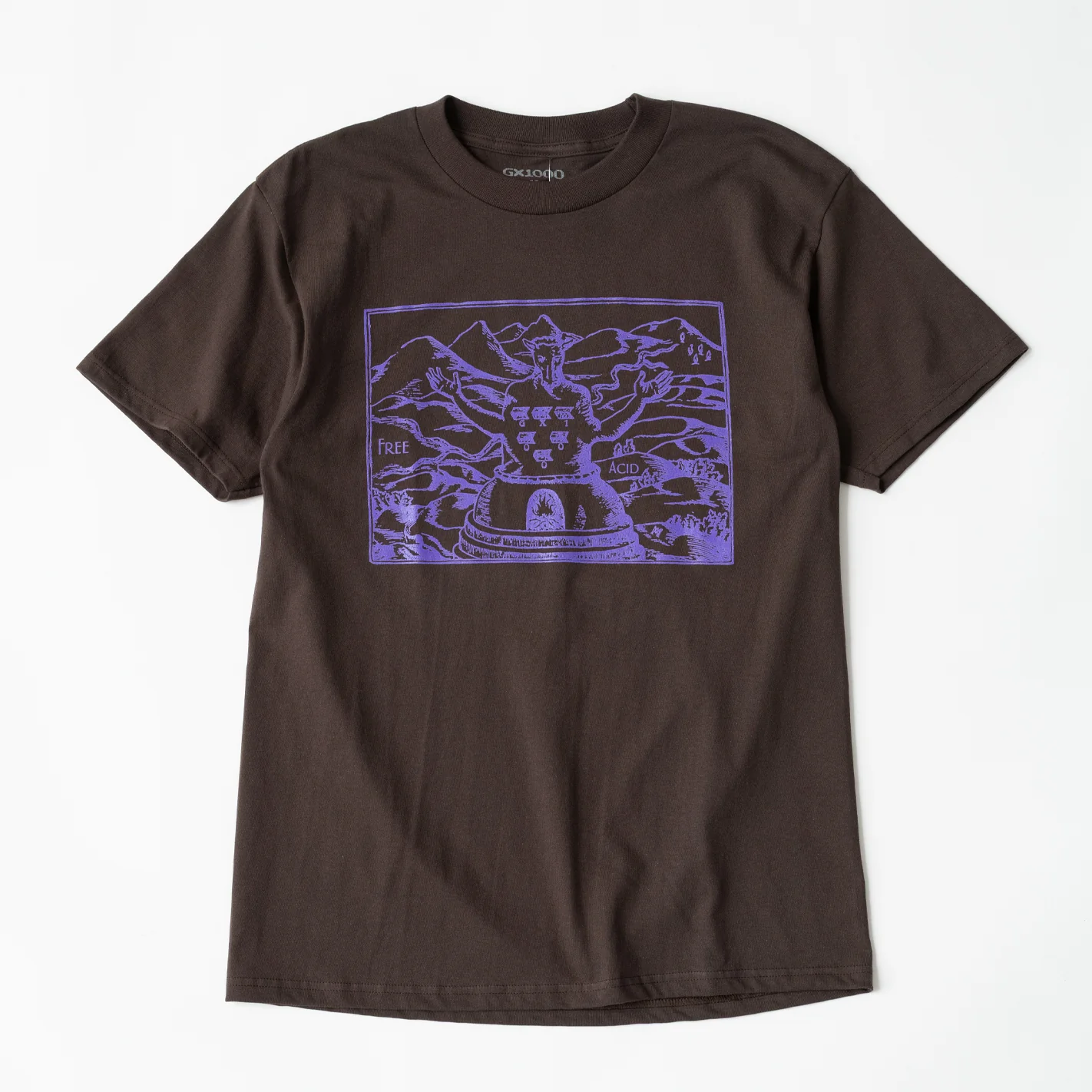 GX1000 Free Acid Tee (Brown)