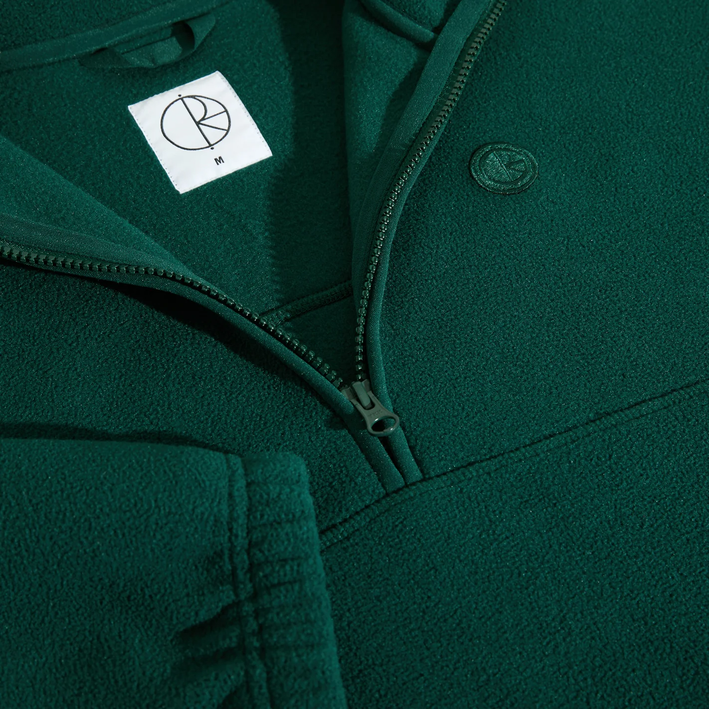 Polar Ivan Half Zip Sweatshirt (Dark Emerald) - Image 3