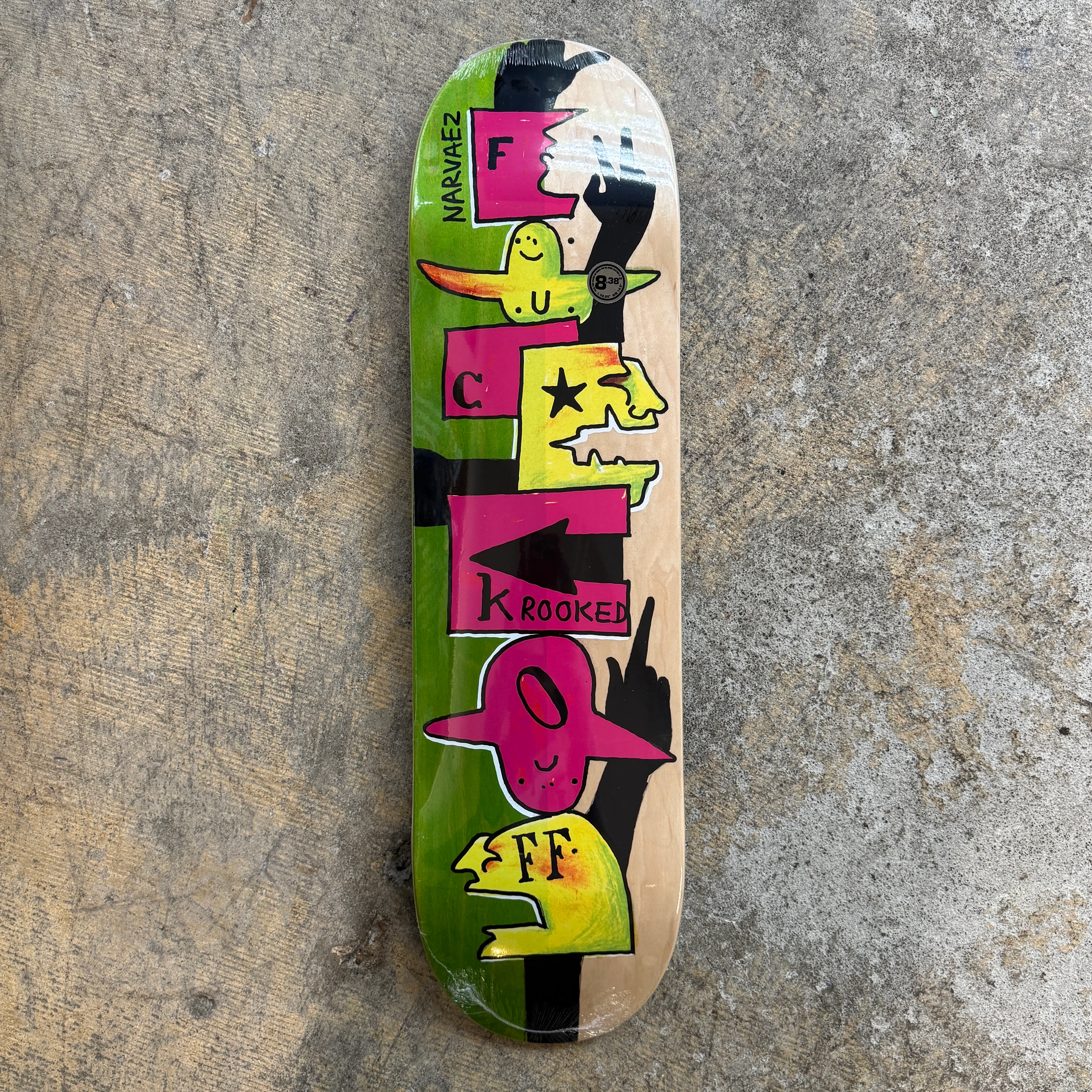 Krooked Narvaez F-Off Deck 8.38
