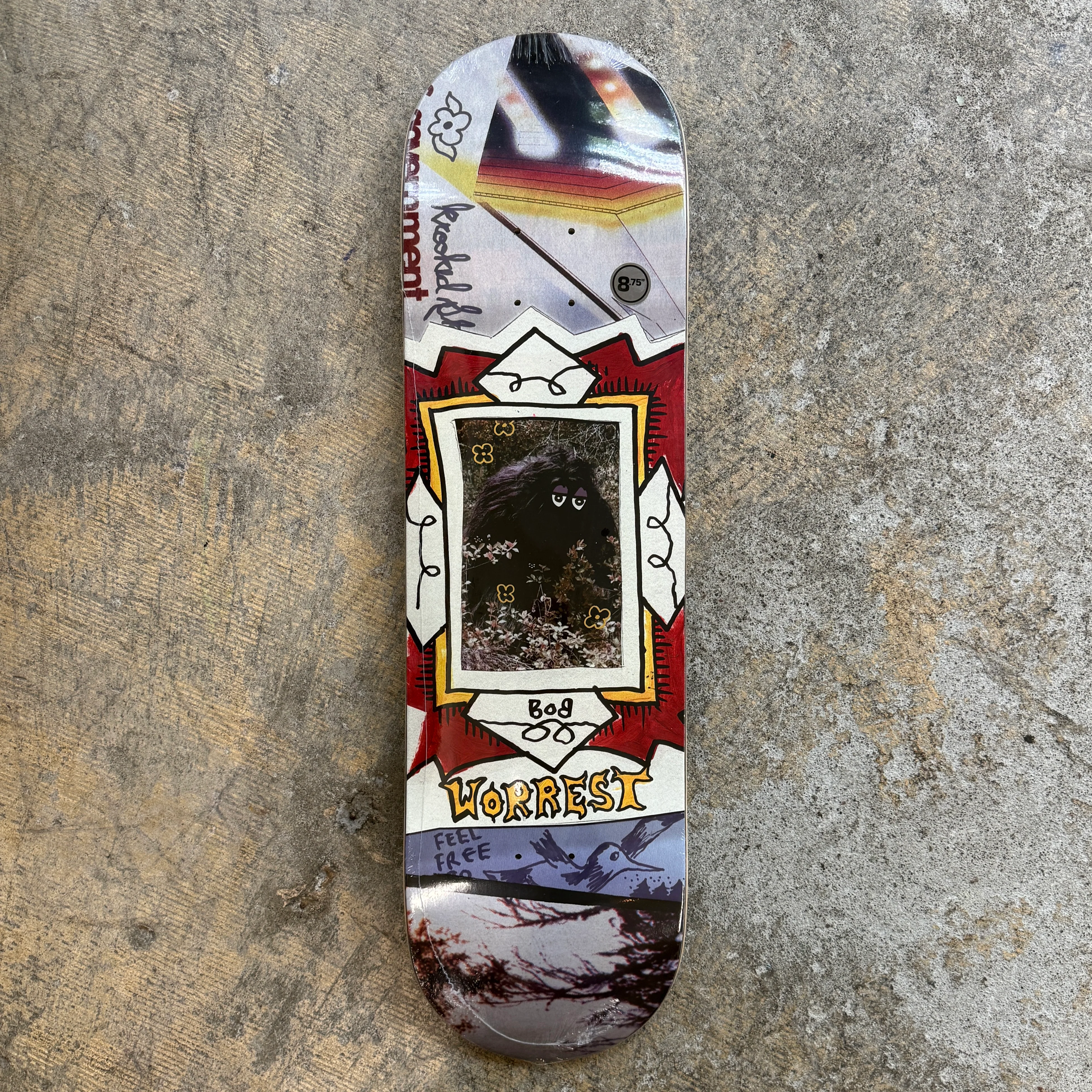 Krooked Worrest Bigfoot Twin Tail Deck 8.75