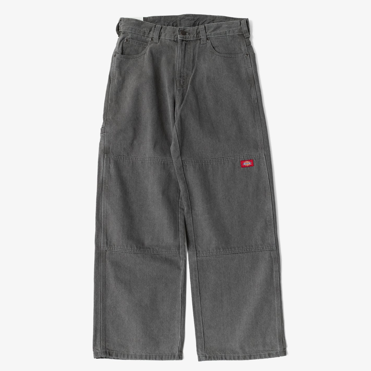 Loose Double Knee Jean (Grey)