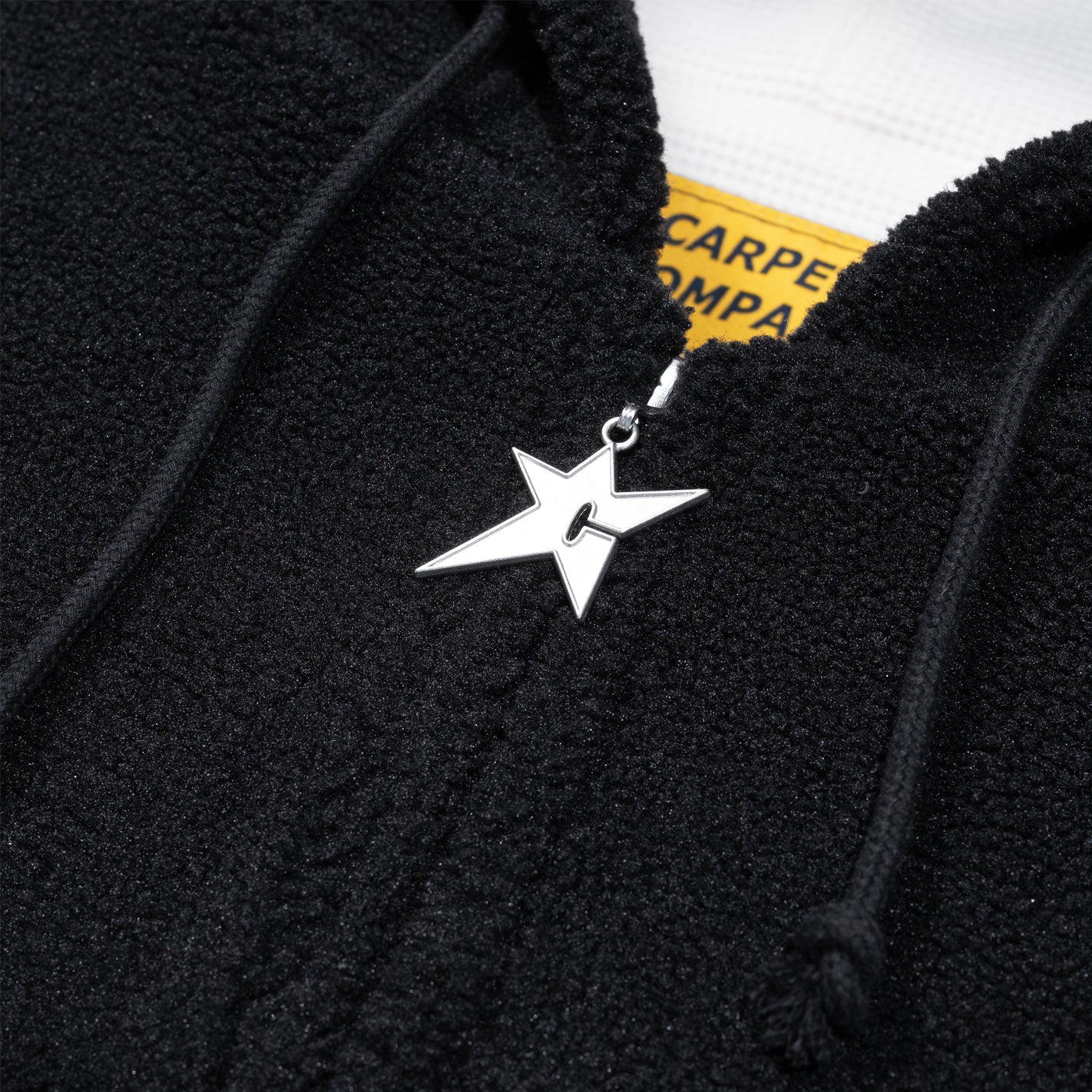 Fleece Hoodie (Black) - Image 3