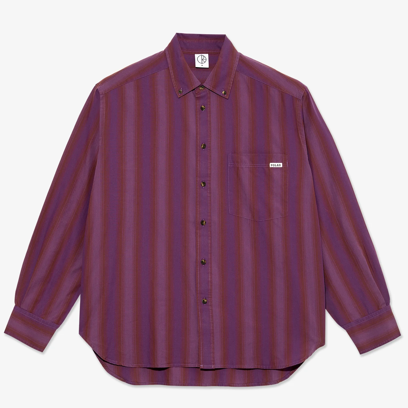 Polar Ben LS Shirt (Purple Stripe)