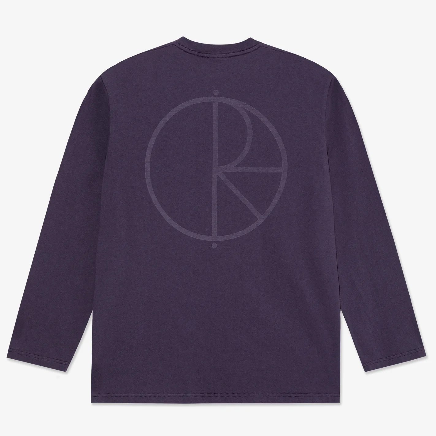 Polar Steve LS Stroke Logo Tee (Dark Violet) - Image 2