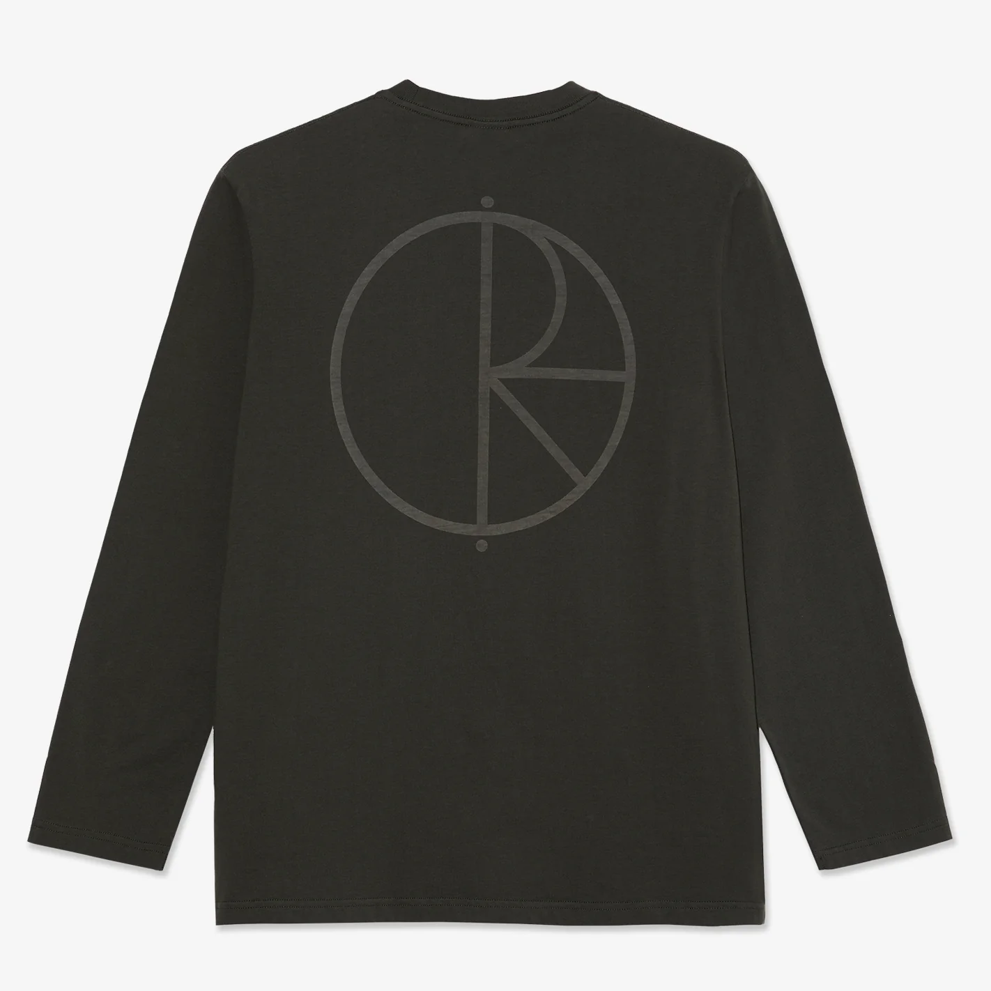 Polar Steve LS Stroke Logo Tee (Dirty Black) - Image 2