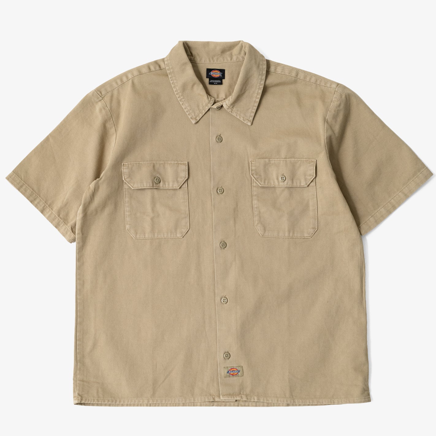 Dickies Short Sleeve Button Up (Khaki)