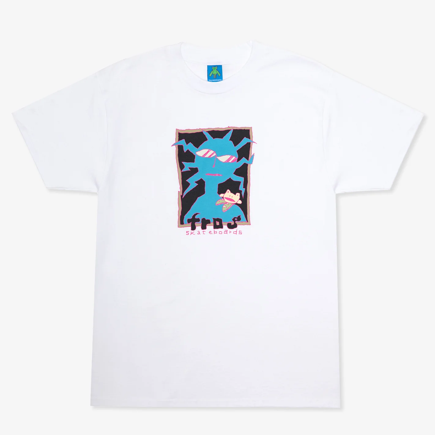 Shoulder Frog T-Shirt (White)