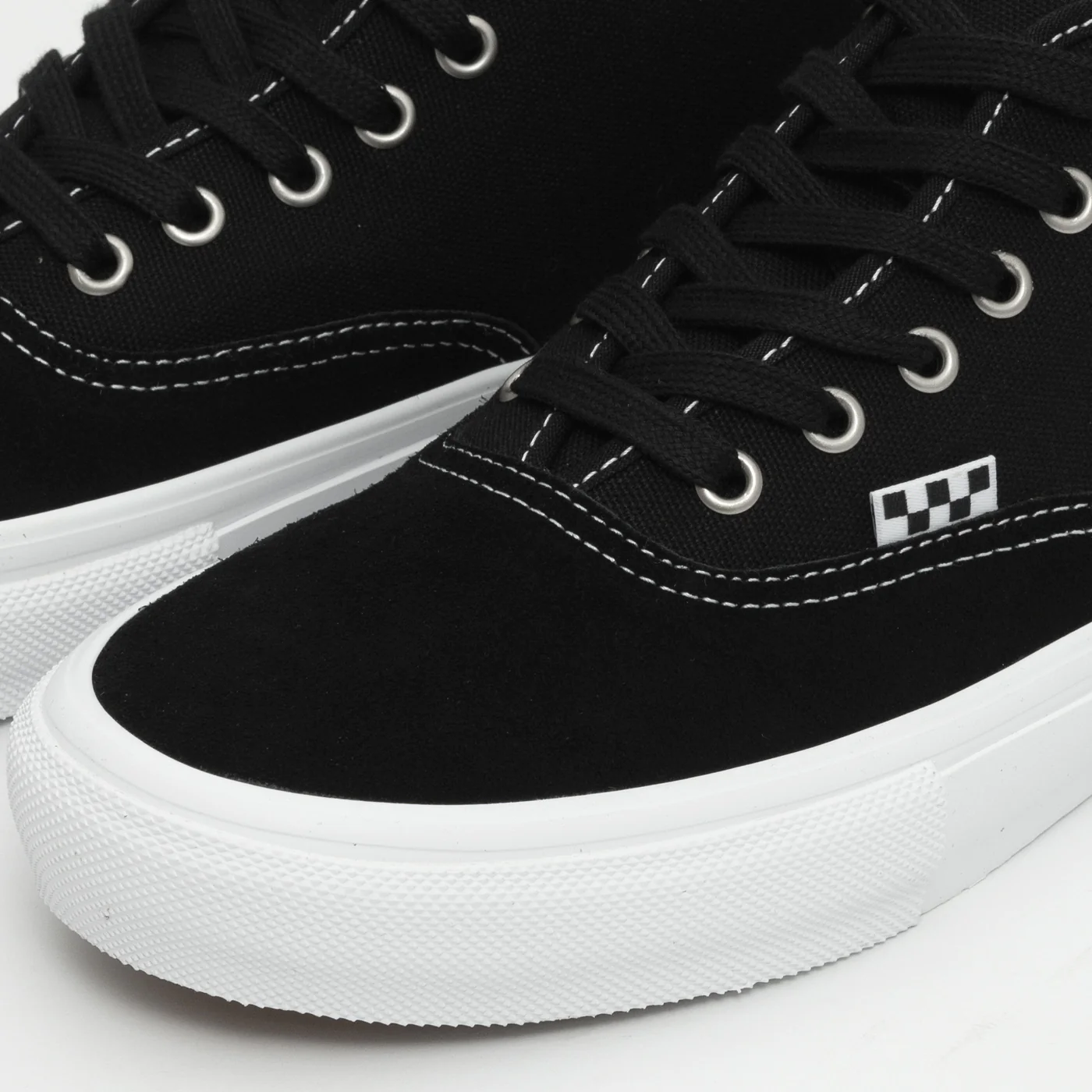 Vans Skate Authentic Mid (Black/White) - Image 2