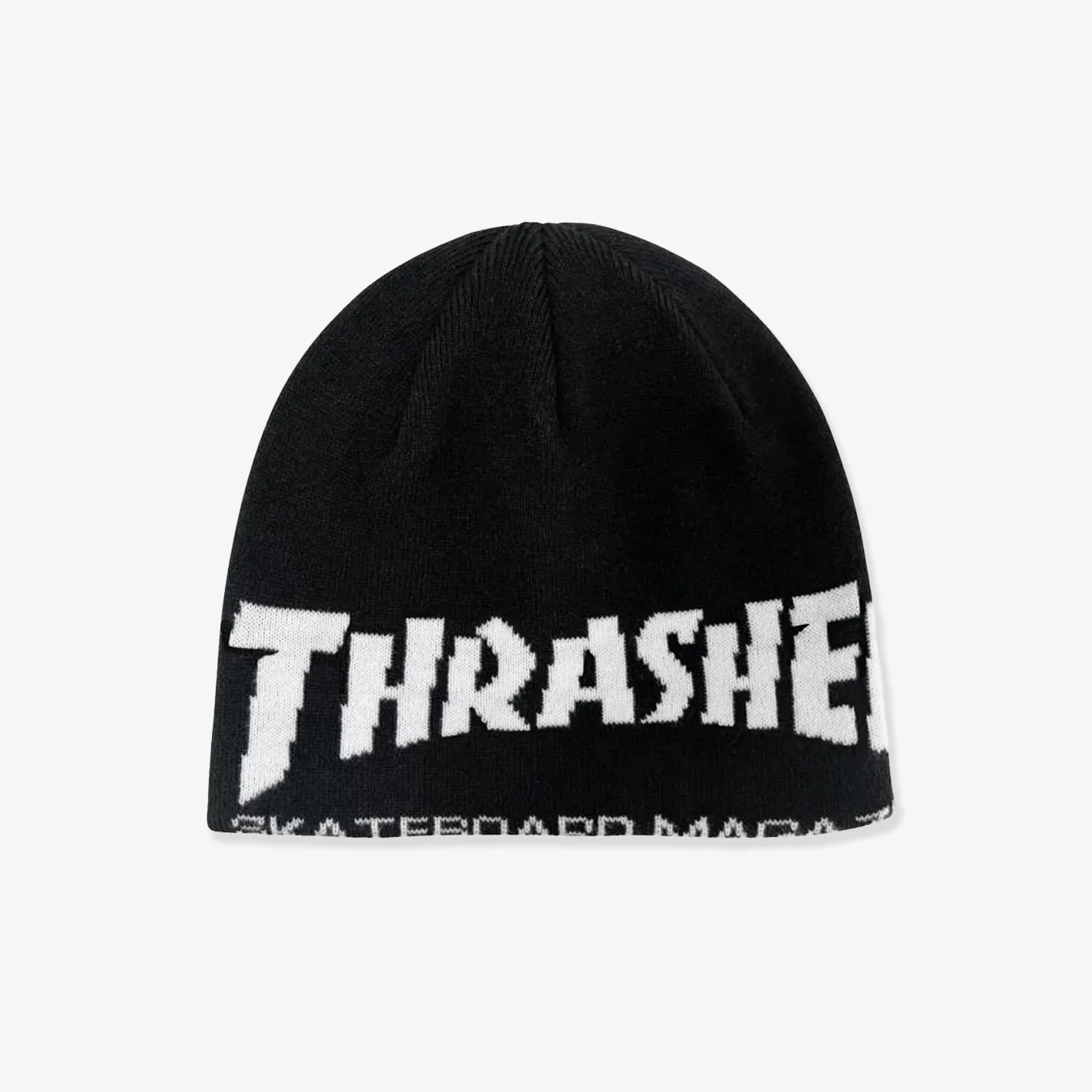 Thrasher Skate Mag Skully Beanie (Black)