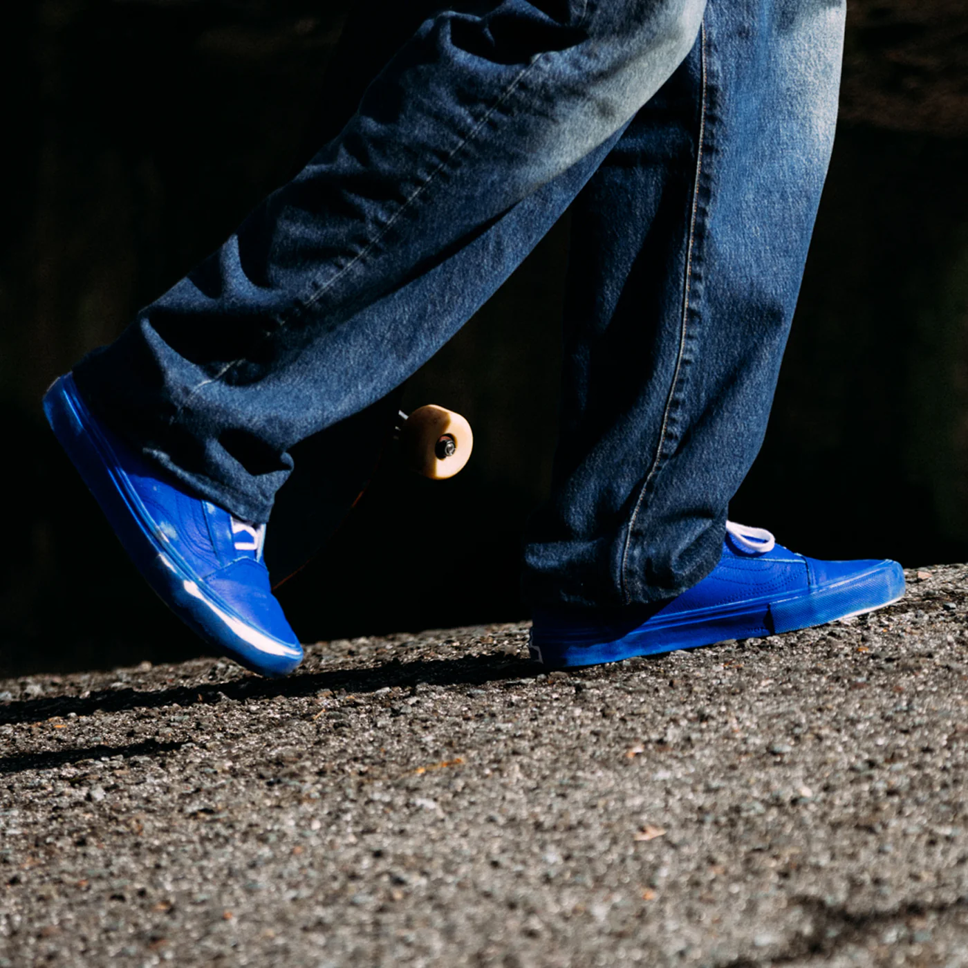 Vans Skate Old Skool Ghillie 2risers (Navy/White) - Image 5