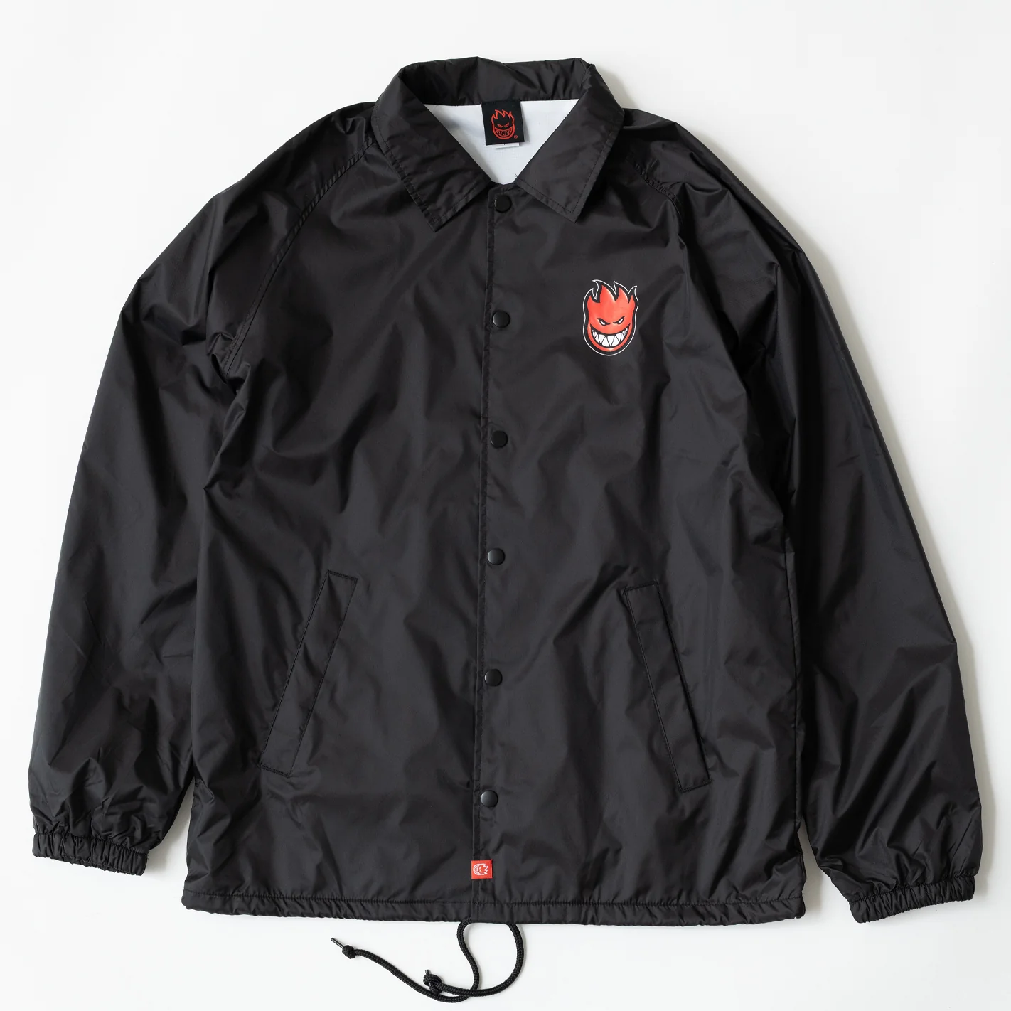 Spitfire Bighead Windbreaker Jacket (Black/Red)