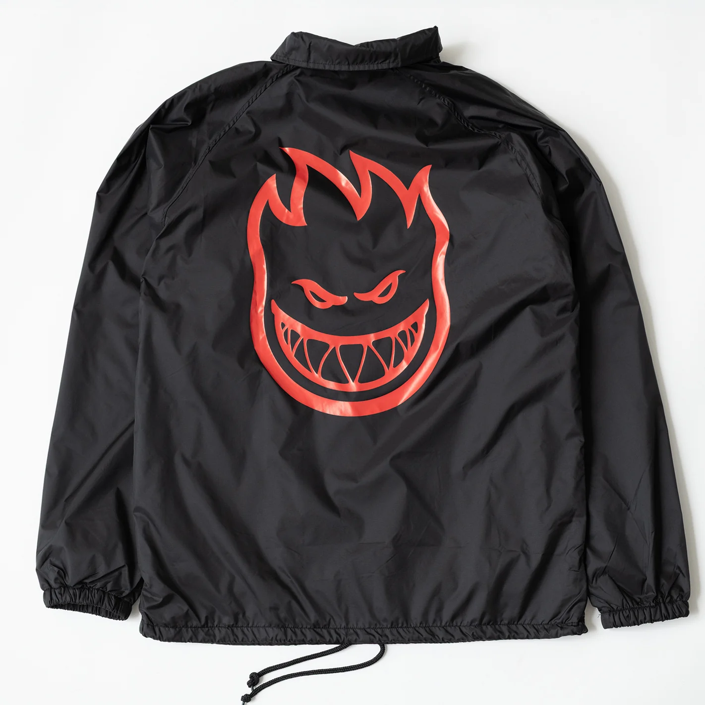 Spitfire Bighead Windbreaker Jacket (Black/Red) - Image 2