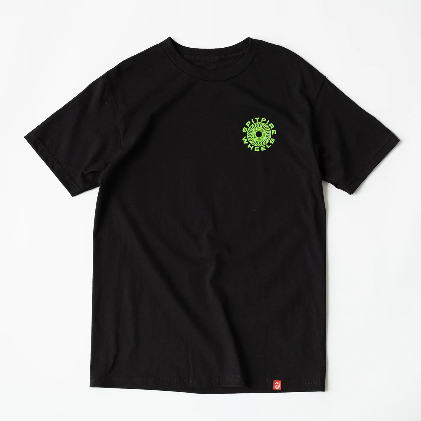 Spitfire Classic 87 Swirl Tee (Black/Green)