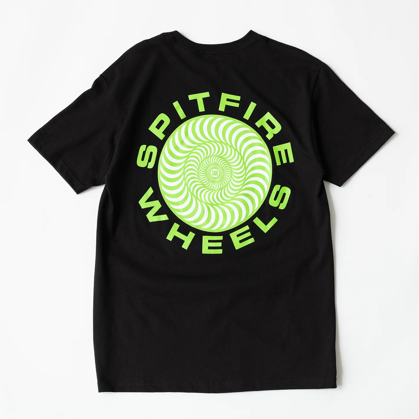 Spitfire Classic 87 Swirl Tee (Black/Green) - Image 2