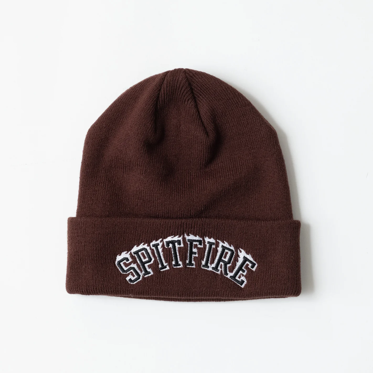 Spitfire Flame Beanie (Dark Red/Black)