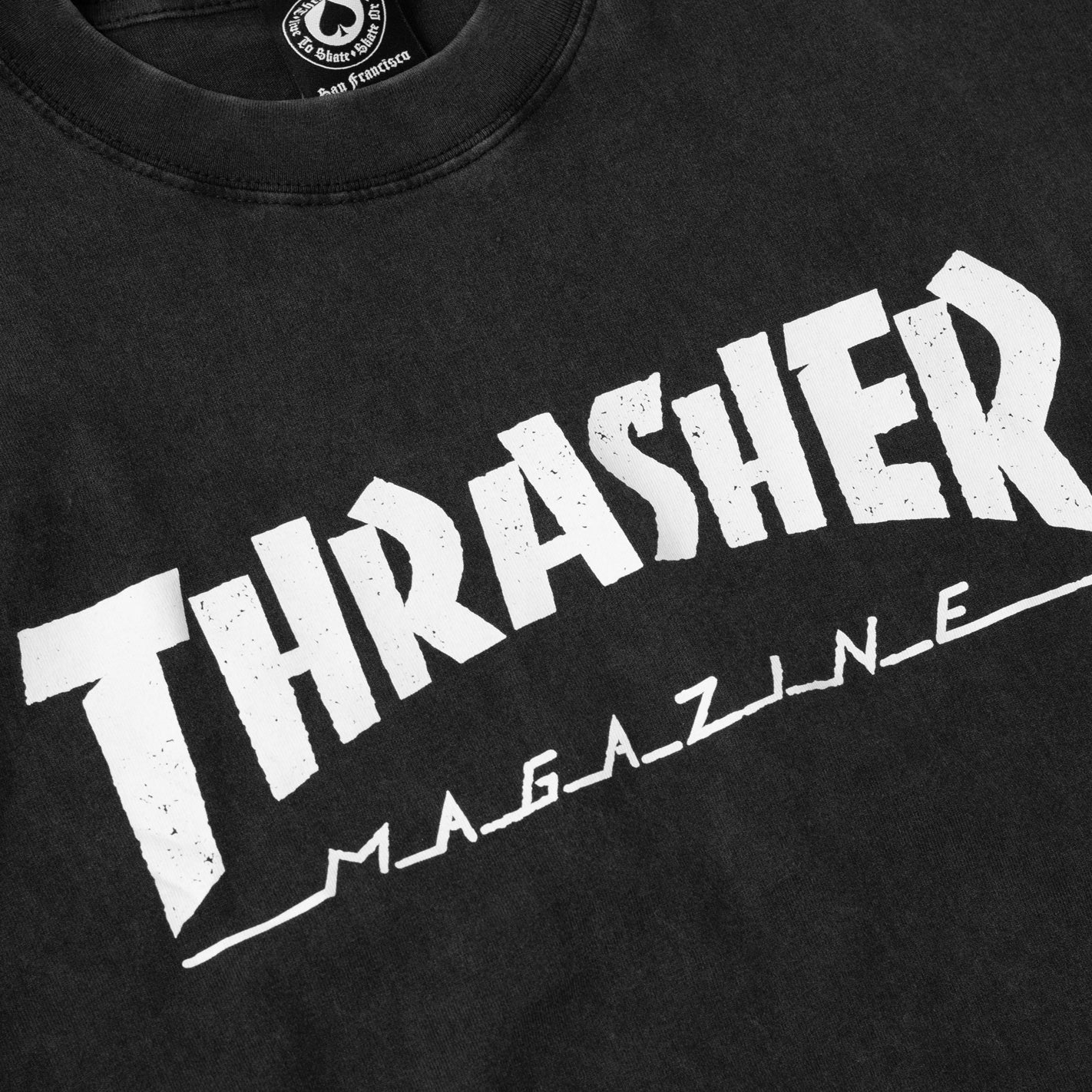 Vintage Mag Logo Tee (Black) - Image 2