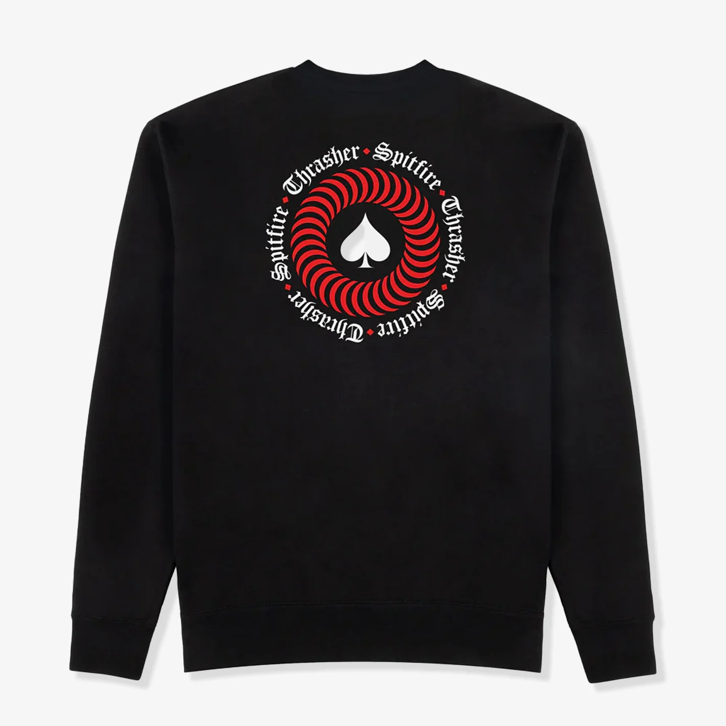 Thrasher X Spitfire The End Oath Crewneck (Black) - Image 2